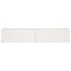 Garden Raised Beds 2 pcs White 59.1"x12.2"x12.2" Solid Wood Pine