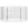 Gabion Raised Bed Galvanized Iron 78.7"x39.4"x39.4"