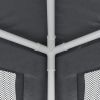 Party Tent with 6 Mesh Sidewalls Anthracite 9.8'x19.7' HDPE