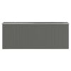 Garden Shed Light Gray 75.6"x205.9"x87.8" Galvanized Steel