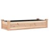 Garden Raised Bed with Liner 47.2"x17.7"x9.8" Solid Wood Fir
