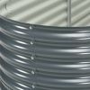 Garden Raised Bed 94.5"x31.5"x31.9" Galvanized Steel Gray