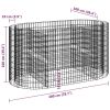 Gabion Raised Bed Galvanized Iron 78.7"x39.4"x39.4"
