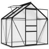 Greenhouse Anthracite Aluminum 26.6 ft¬≤