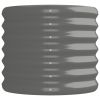Garden Raised Bed Powder-coated Steel 59.8"x15.7"x14.2" Gray