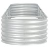 Garden Raised Bed 157.5"x31.5"x17.3" Galvanized Steel Silver