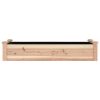 Garden Raised Bed with Liner 47.2"x17.7"x9.8" Solid Wood Fir
