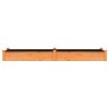 Garden Raised Bed with Liner Brown 94.5"x23.6"x9.8" Solid Wood Fir