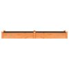 Garden Raised Bed with Liner Brown 94.5"x17.7"x9.8" Solid Wood Fir