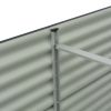 Garden Raised Bed 126"x31.5"x31.9" Galvanized Steel Gray