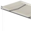 Automatic Retractable Awning 157.5"x118.1" Cream