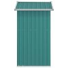 Garden Shed Green 49.6"x38.4"x69.7" Galvanized Steel
