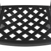 Cast Aluminum Patio Dining Chair 6PCS With Black Frame and Cushions In Random Colors